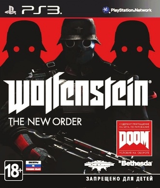 Диск для Sony Playstation 3 Wolfenstein: The new order